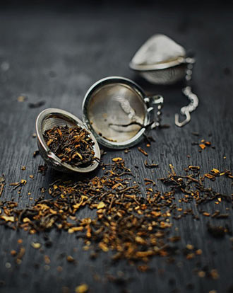 dried herbs as tea
