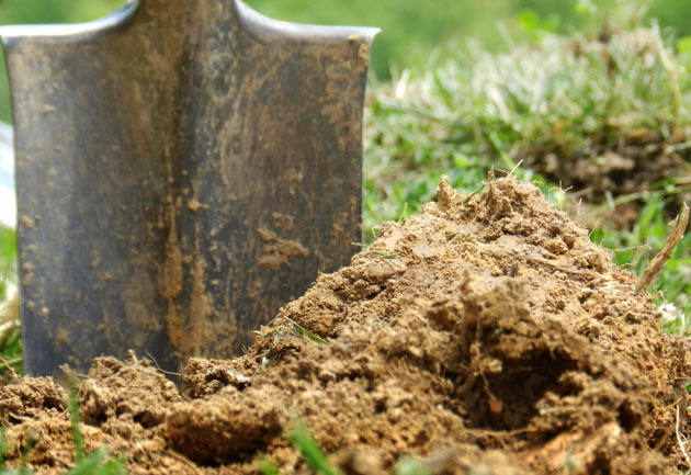 digging soil